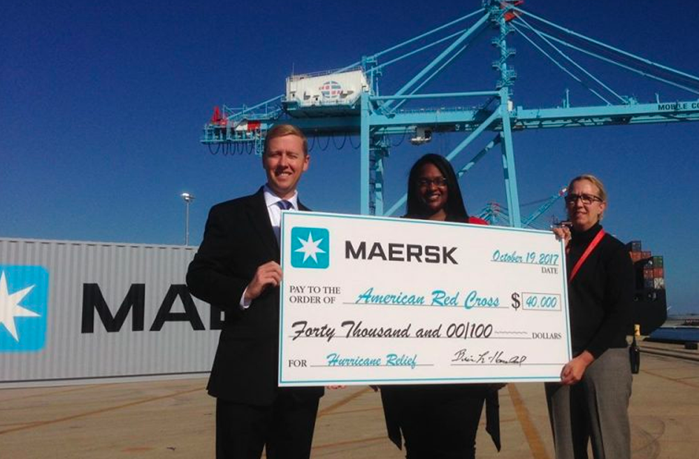 Maersk Donates to American Red Cross for Hurricane Relief